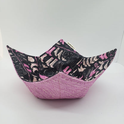 100% Cotton Microwavable Bowl Cozy - Defying Gravity
