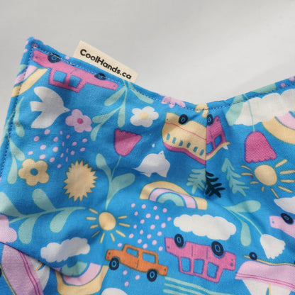 100% Cotton Microwavable Bowl Cozy - Rainbow Haven