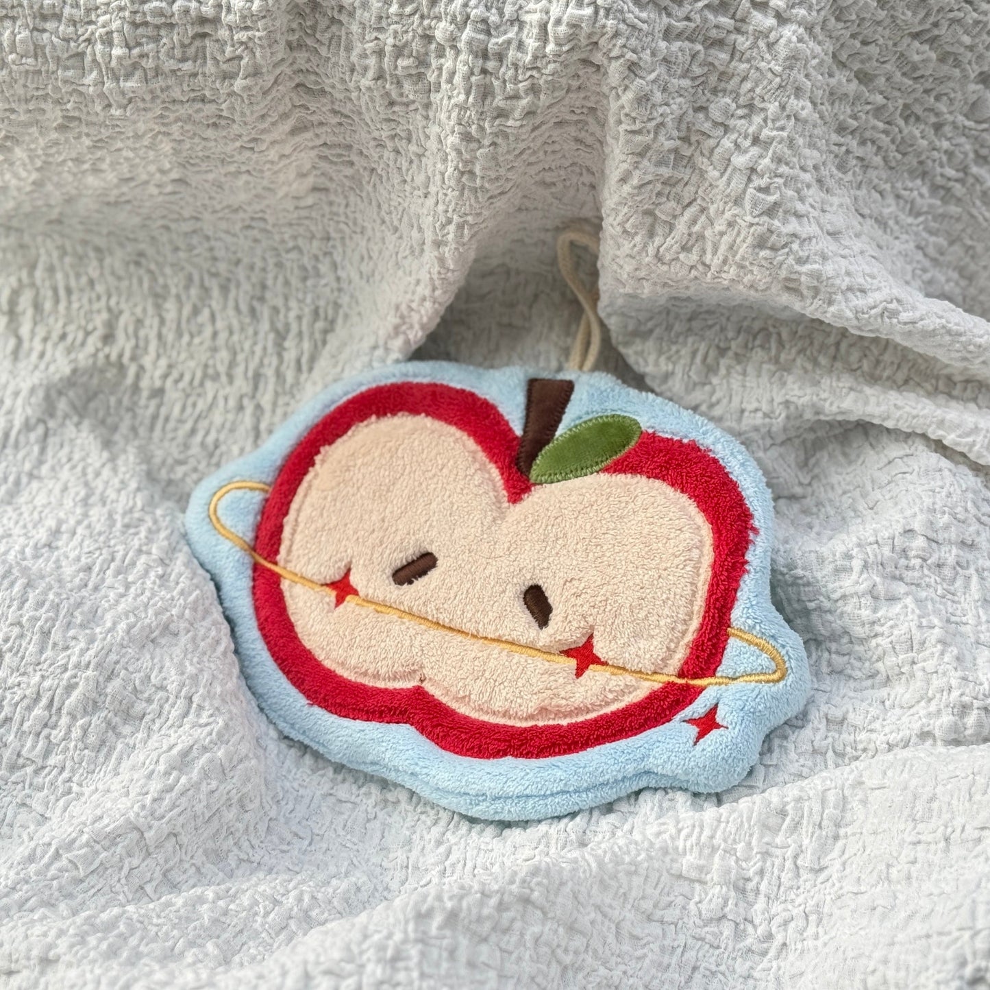 Set of 3 Cute Apple Hanging Hand Towels - Ecoesse