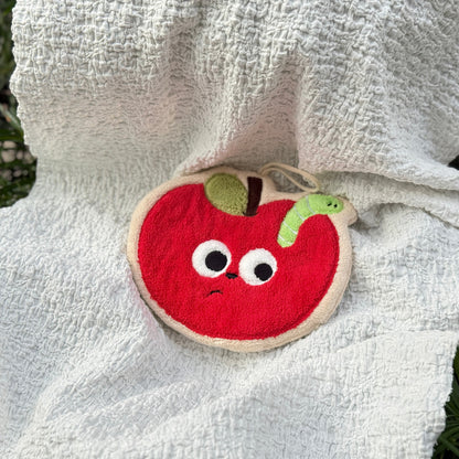 Set of 3 Cute Apple Hanging Hand Towels - Ecoesse