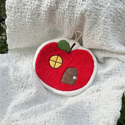 Set of 3 Cute Apple Hanging Hand Towels - Ecoesse