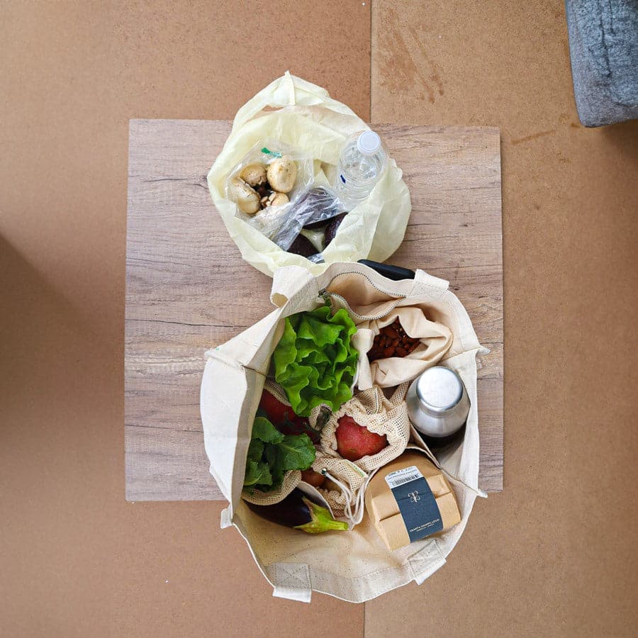 9 Piece - Reusable Grocery Bags (Starter Set) - Ecoesse 