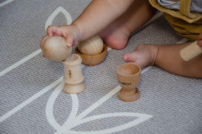 Ball Bowl Peg & Egg Cup