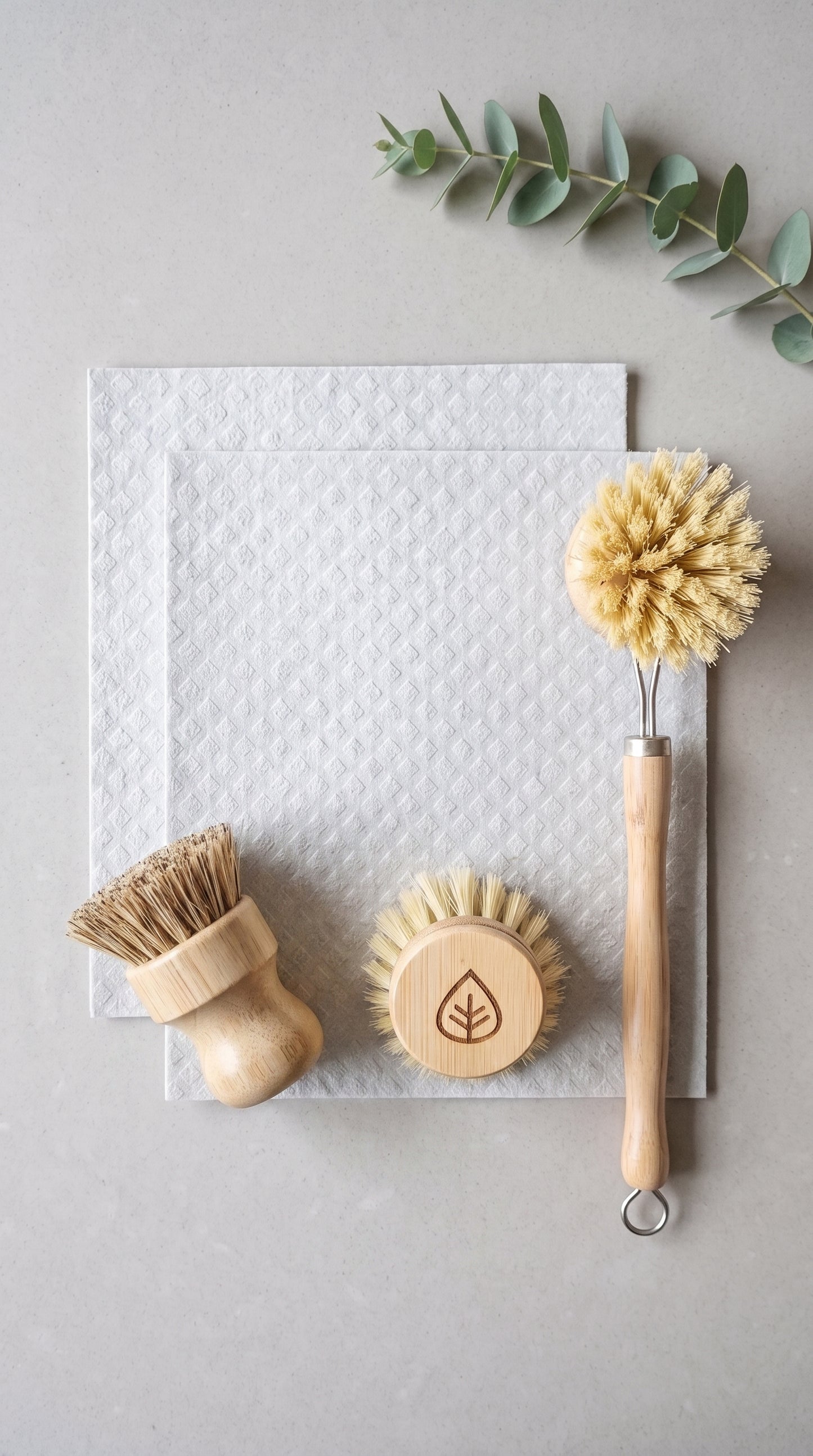 Kit de brosses de cuisine zéro déchet - Kit de démarrage