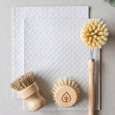 Zero Waste Kitchen Brush Set - Starter Kit