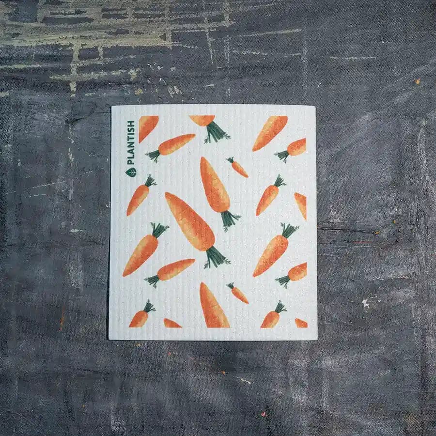 Carrot - Swedish Sponge Cloth - Ecoesse 