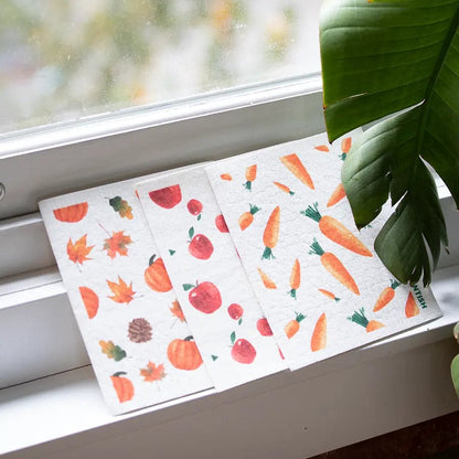 Pumpkin - Swedish Sponge Cloth - Ecoesse 