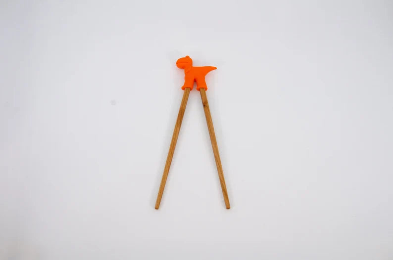 Simpo Kids Chopsticks with Cute Little Animal Helper - Ecoesse 