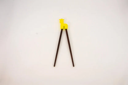Simpo Kids Chopsticks with Cute Little Animal Helper - Ecoesse 