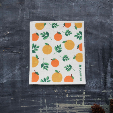 Orange - Swedish Sponge Cloth - Ecoesse 