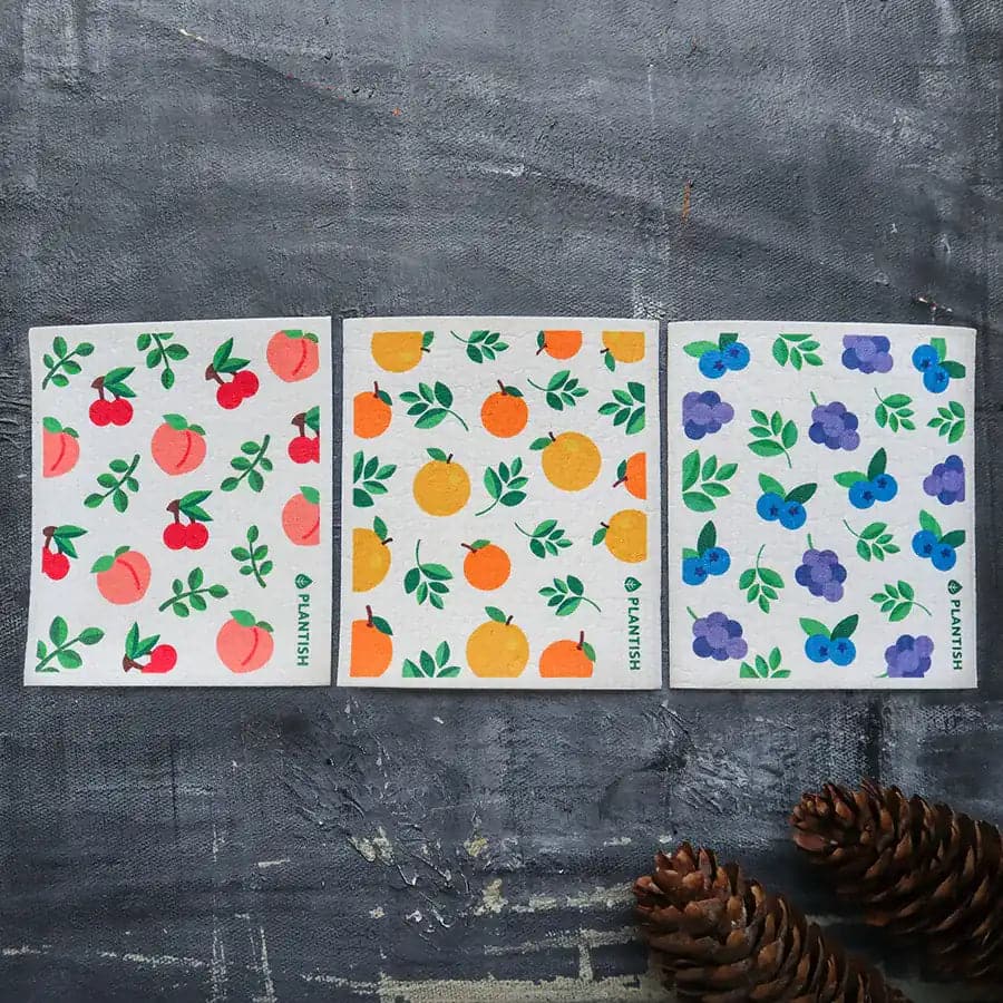Orange - Swedish Sponge Cloth - Ecoesse 