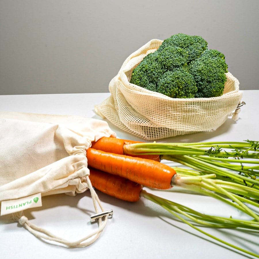 9 Piece - Reusable Grocery Bags (Starter Set) - Ecoesse 