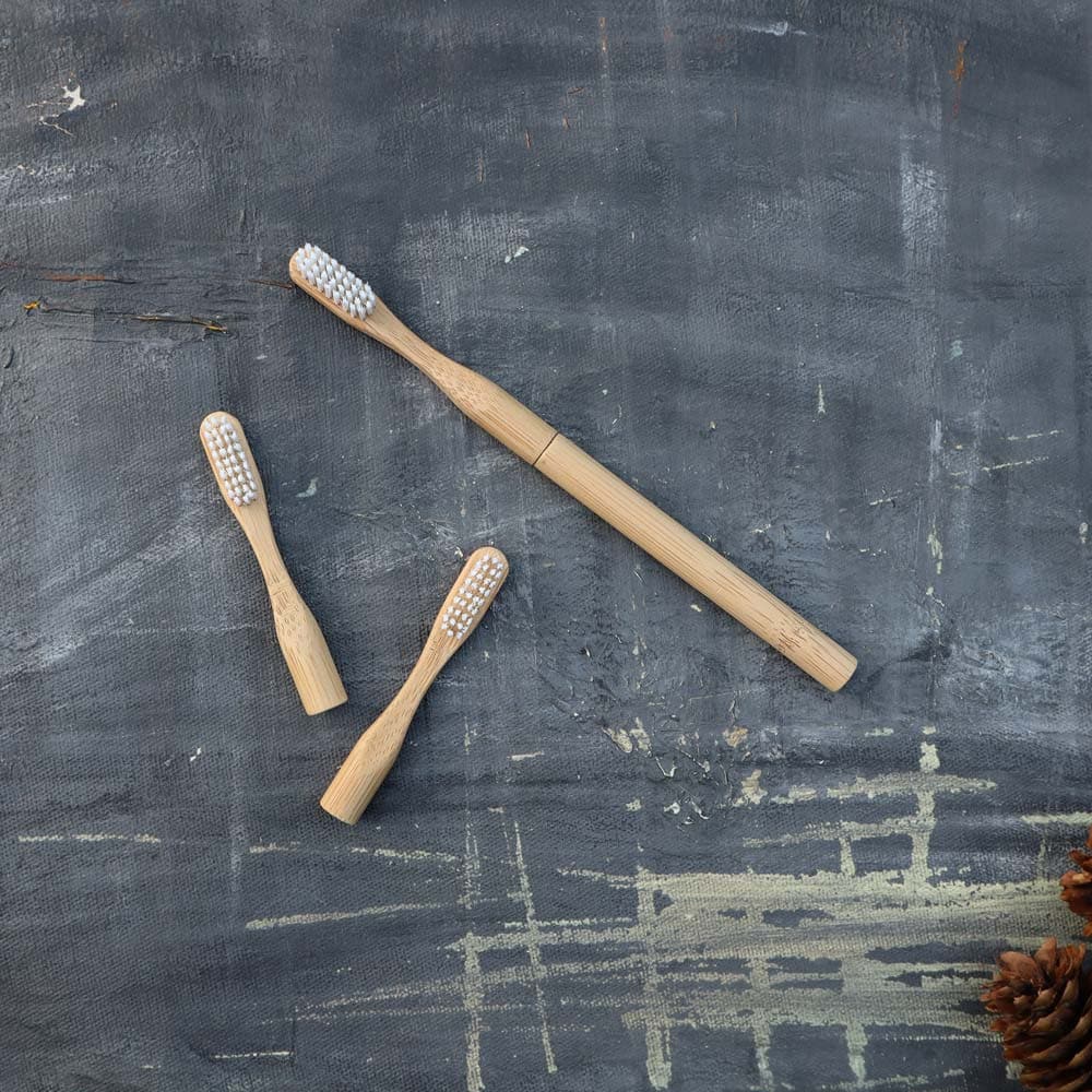 Refillable Bamboo Toothbrush (Canada Only) - Ecoesse 