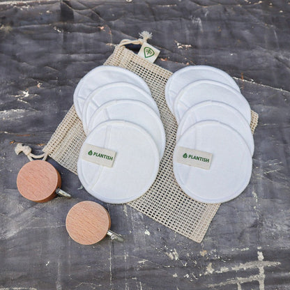 100% Cotton Facial Rounds Set - Ecoesse 