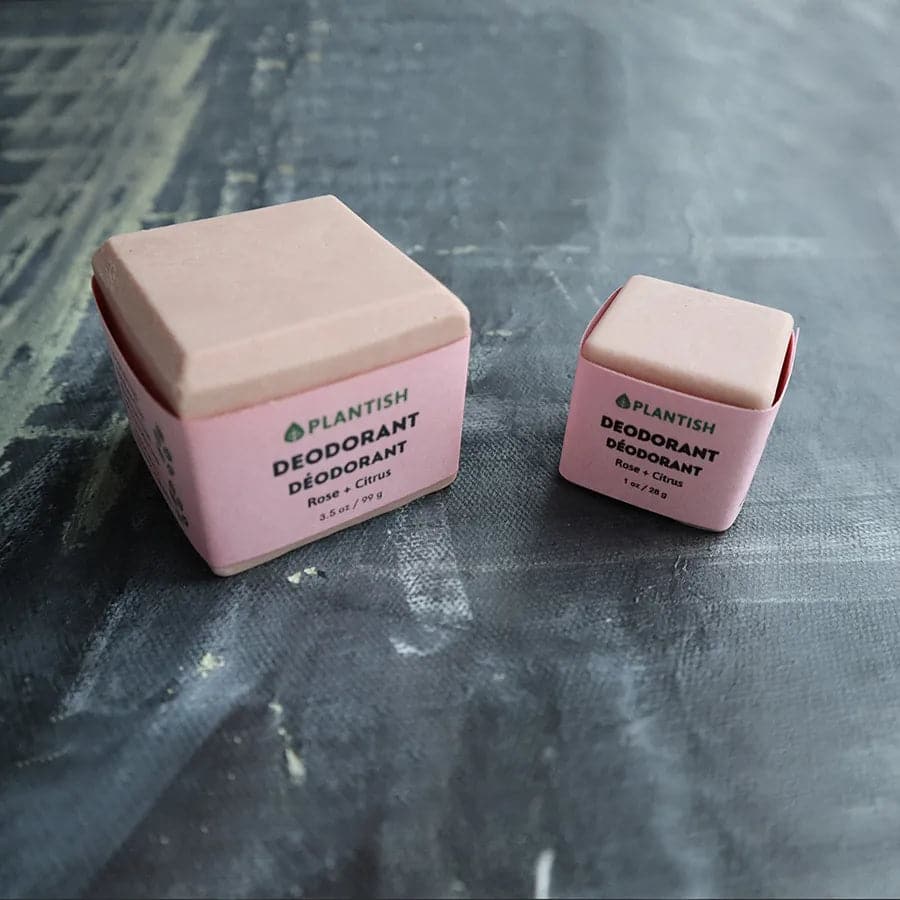 Zero Waste Deodorant Bar - Rose & Citrus - Ecovie