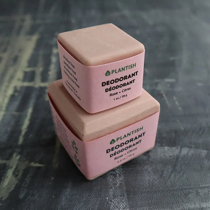 Zero Waste Deodorant Bar - Rose & Citrus - Ecovie