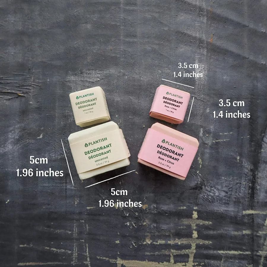 Zero Waste Deodorant Bar - Unscented - Ecoesse 
